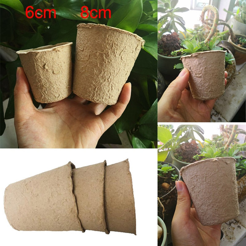 Plant Nursey Bags Large Biodegradable Seedling Bags 150pcs Non Woven | Cyprus - Foto 8