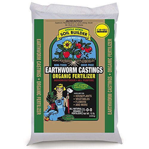 Earthworm Castings Organic Fertilizer, 15-Pound