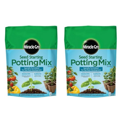 Miracle-Gro Seed Starting Potting Mix (2 Pack) – Gladiator Gardens